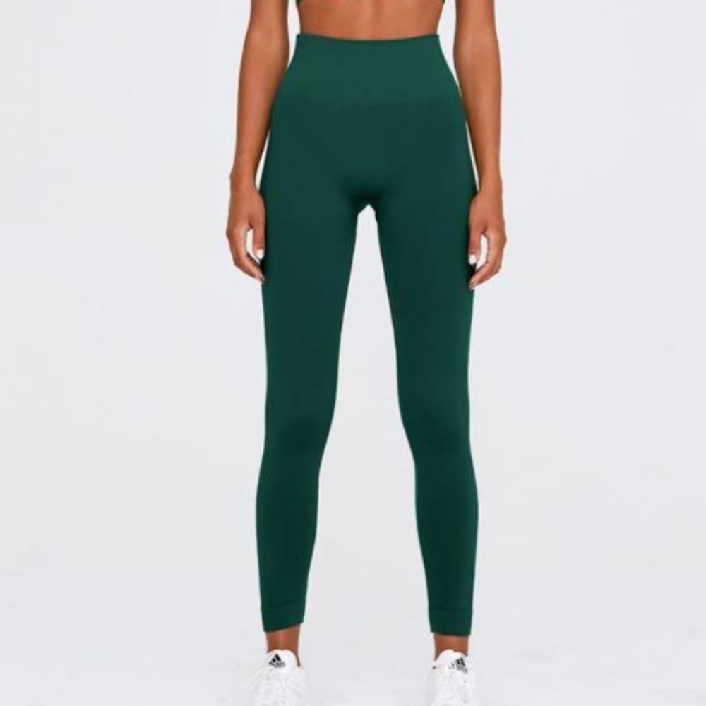 Set active Sculptflex dark green leggings S